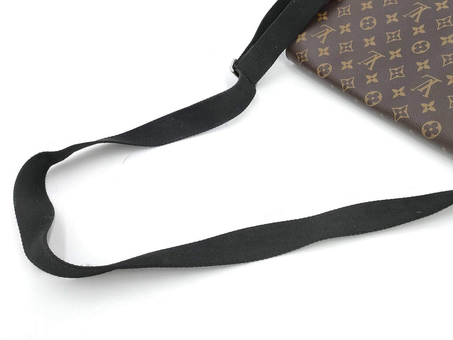 LOUIS VUITTON Monogram Macassar District MM Shoulder Bag