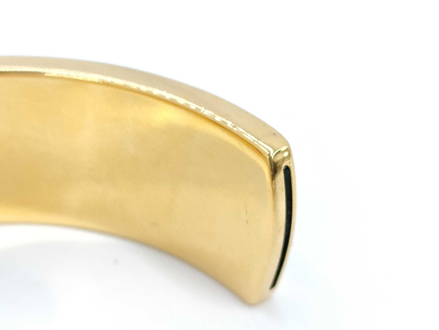 HERMES Kelly Gold and Blue Bangle Bracelet/Bangle