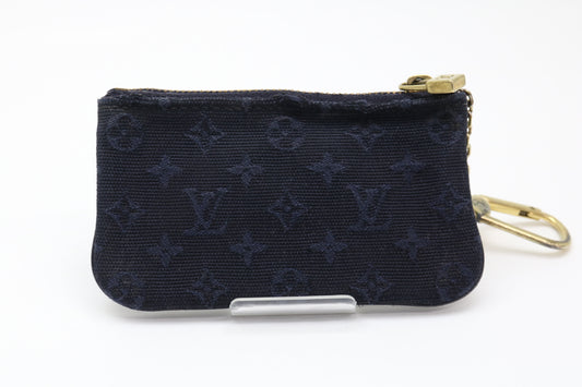LOUIS VUITTON Monogram Minilan Pochette Cle Coin Case