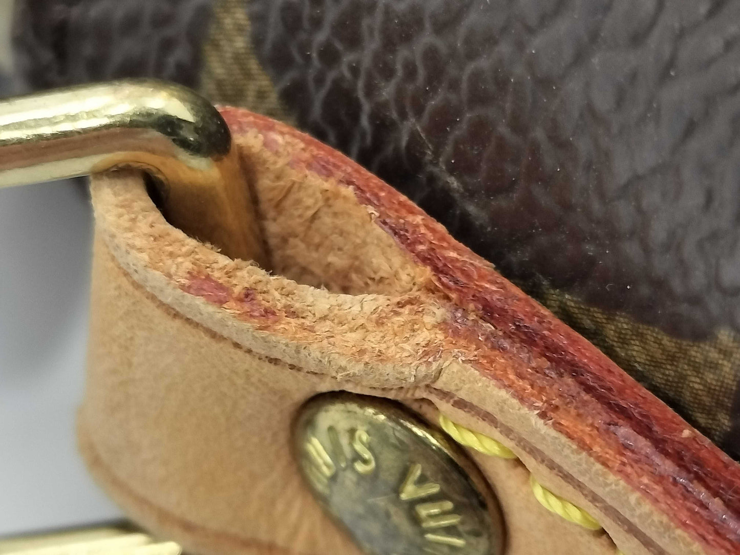 LOUIS VUITTON Monogram Danup Shoulder Bag Engraved Shoulder Bag