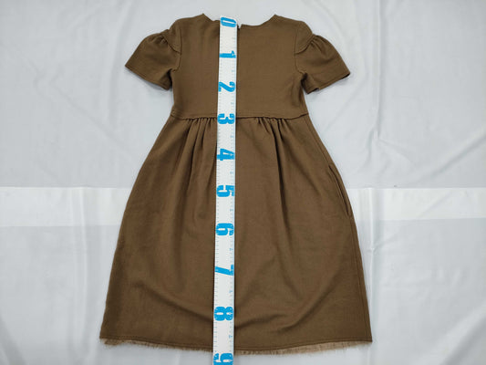 FENDI Double-faced Wool Long Dress Size 42