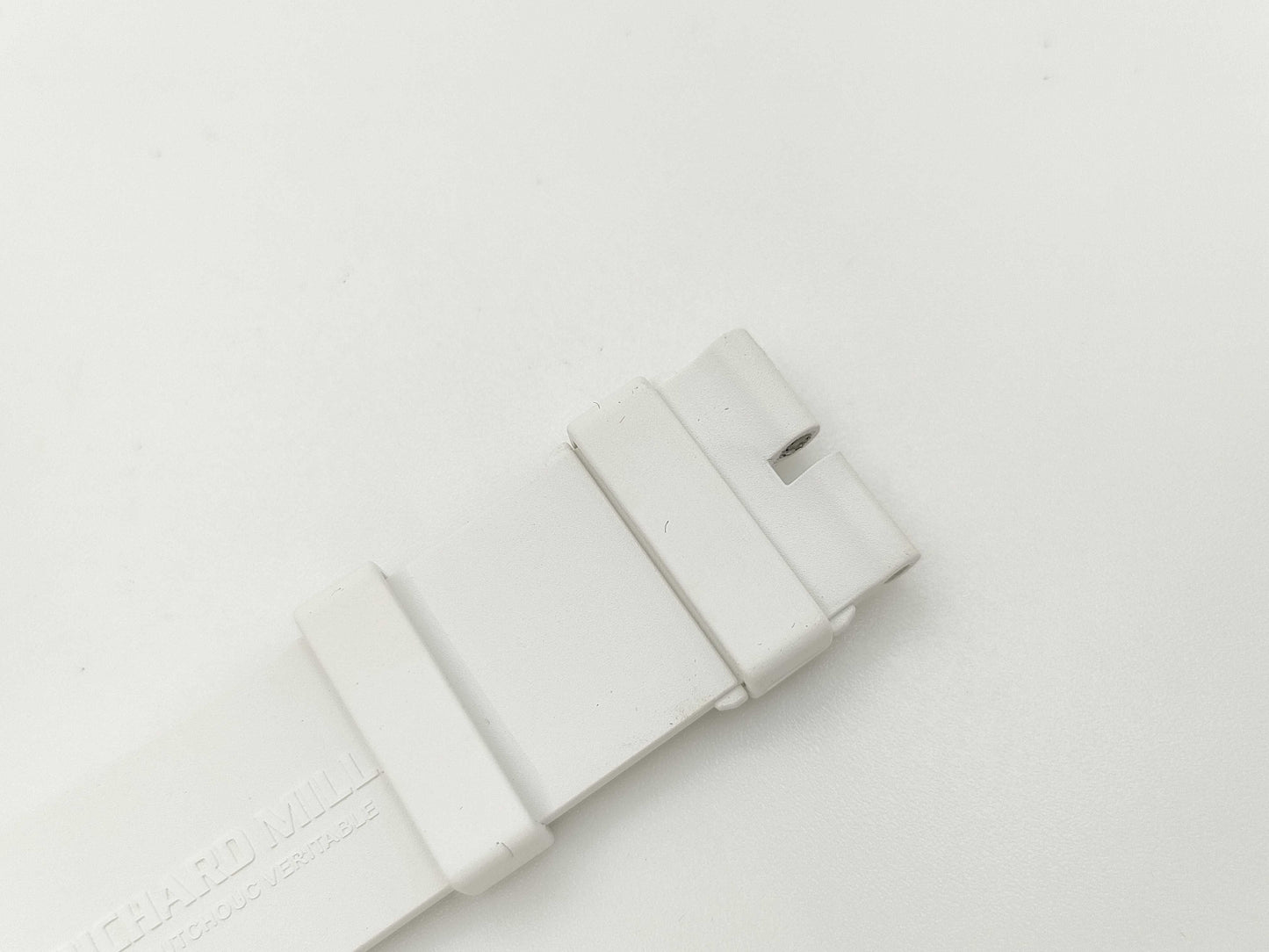 RICHARD MILLE Belt, Rubber, White, Unisex