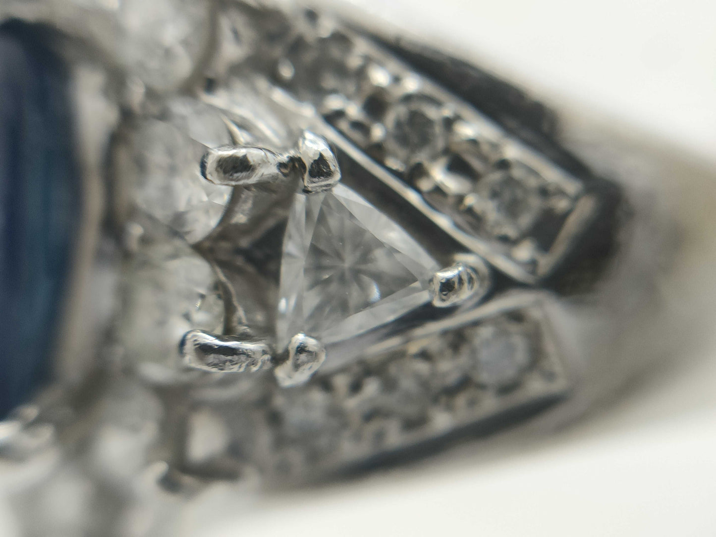 S3.76ct D1.10ct PT900 10.6g Ring