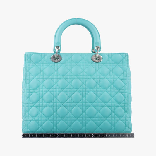 Dior Lady Dior Lady Dior Blue Lambskin Shoulder Bag 01-MA-1121