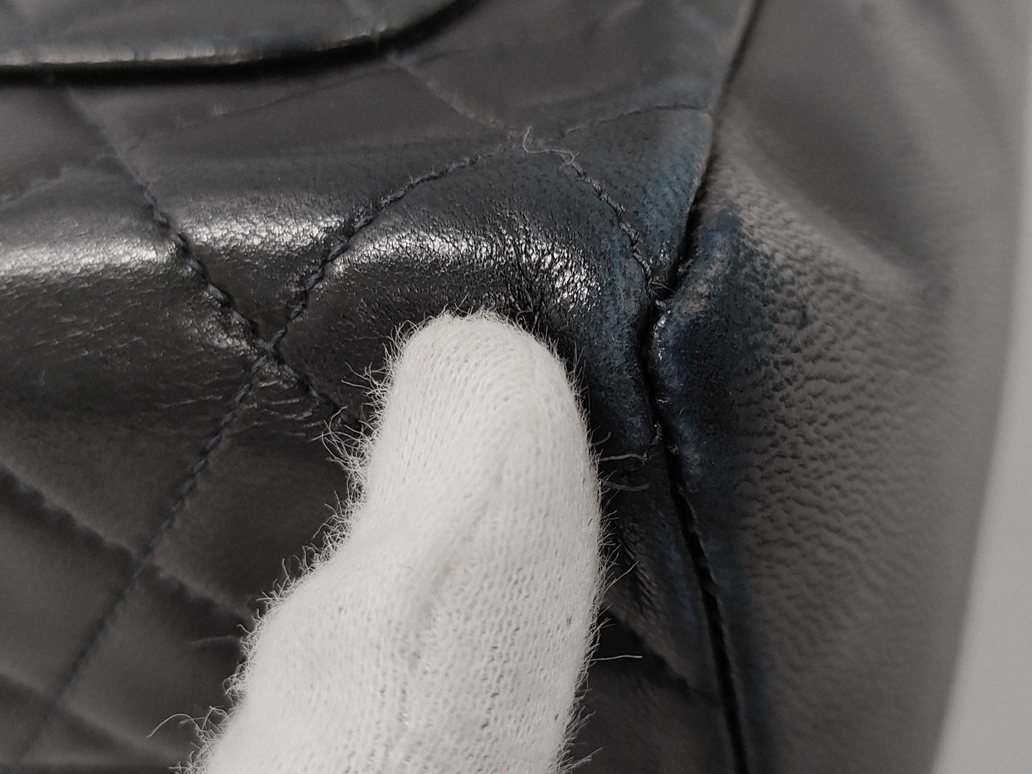 CHANEL Matelasse Handbag, Lambskin, Coco Mark, GD Hardware, 4826784, Black