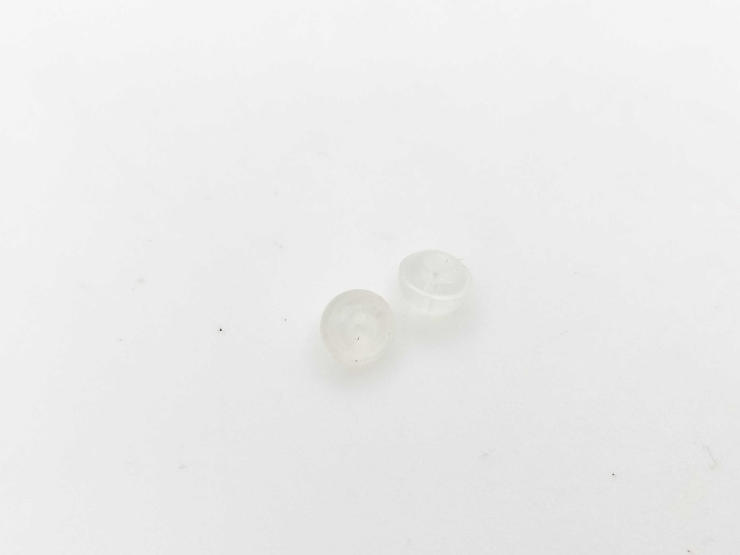 Colored Stone and Transparent Stone K10 0.4g Earrings