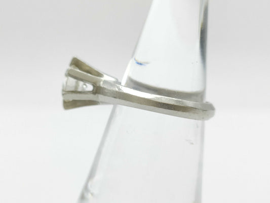 Transparent Stone PT900 6.8g Ring