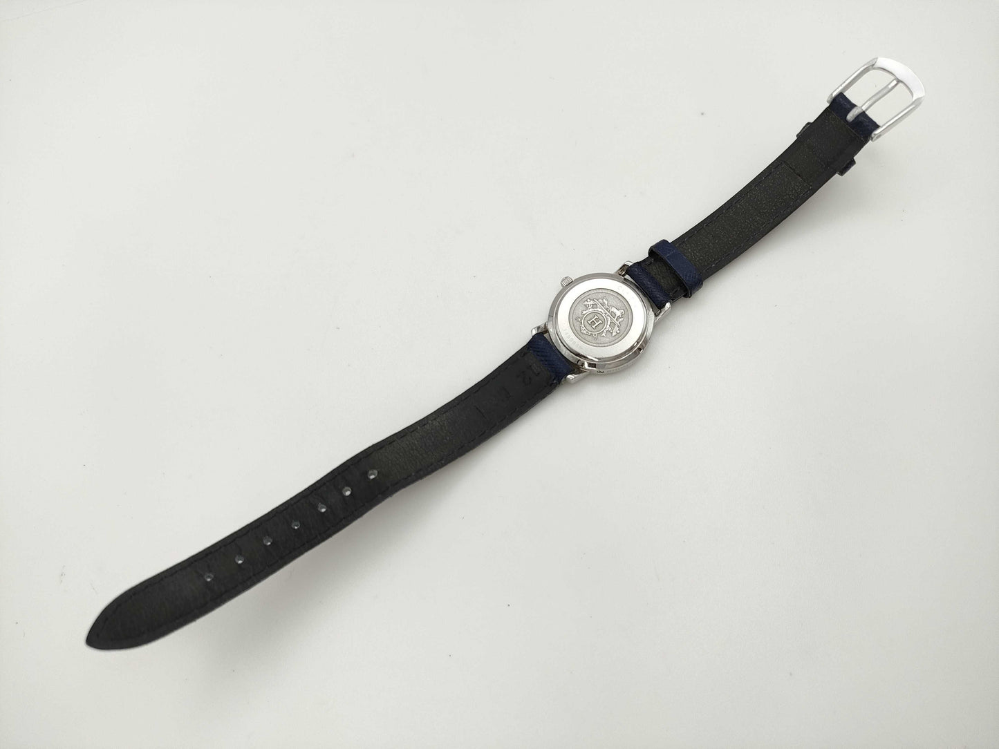 HERMES Clipper CL4.210 1459986 Quartz Navy Dial Women's Watch