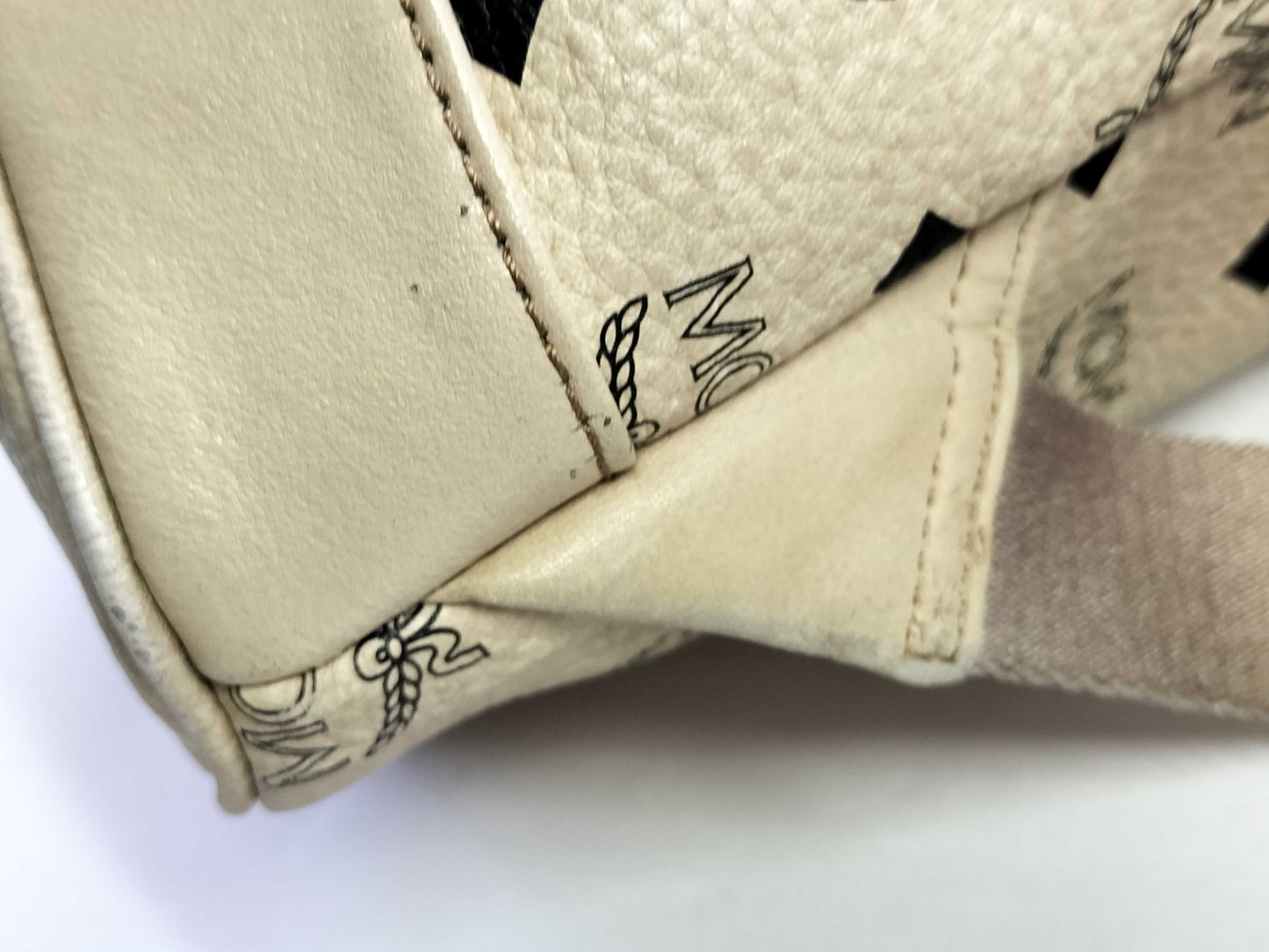 MCM Studded Stark Backpack in Visetos