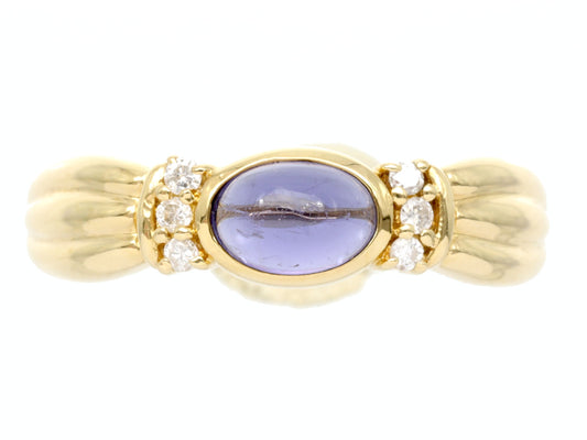 Iolite D0.06ct K18 2.9g Ring