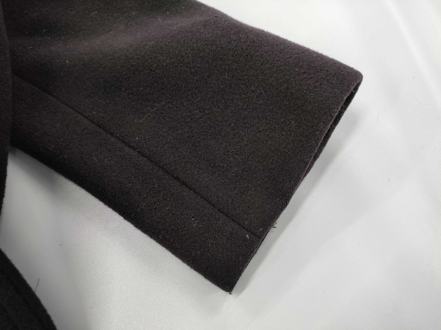 Burberrys Cashmere Blend Coat with Fur, Size 38, C-TK83 Coat