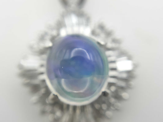 OP 1.410ct D 0.36ct PT900 3.6g Pendant Top