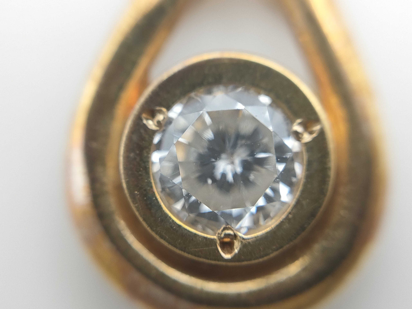D0.40ct K18 1.7g Pendant Top