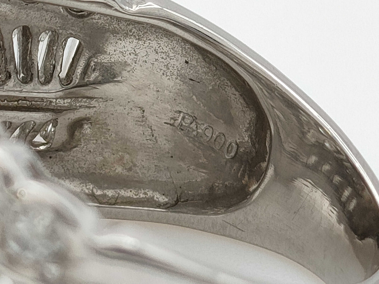 D3.00ct PT900 10.2g Ring