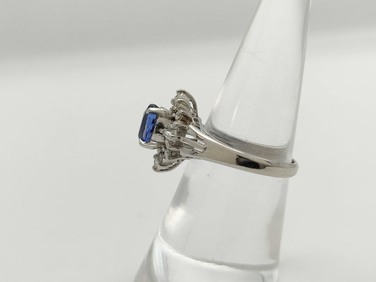 S1.46ct D0.36ct PT900 5.9g Ring