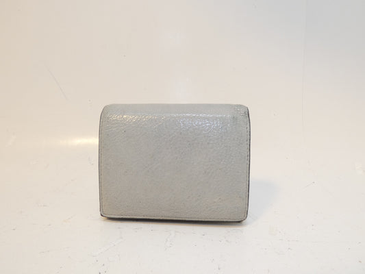 Miu Miu logo leather folding wallet