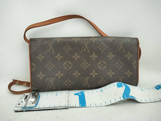 LOUIS VUITTON Monogram Pochette Twin GM M51852 Shoulder Bag