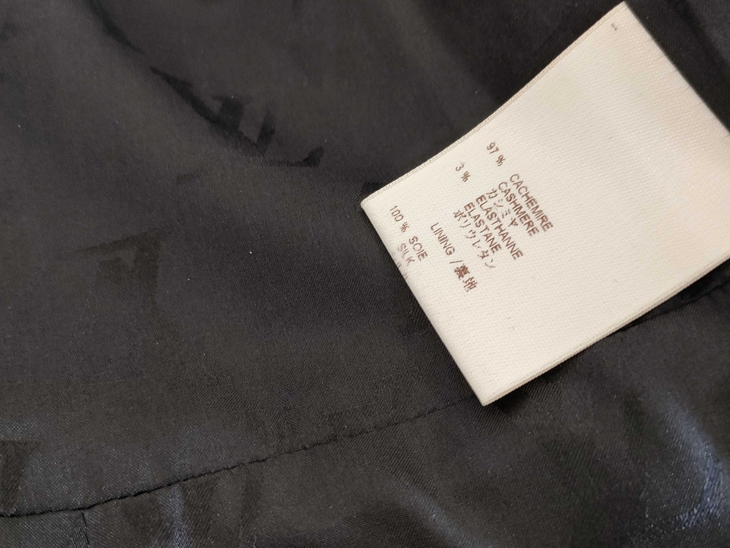 LOUIS VUITTON Cashmere Coat Size 36