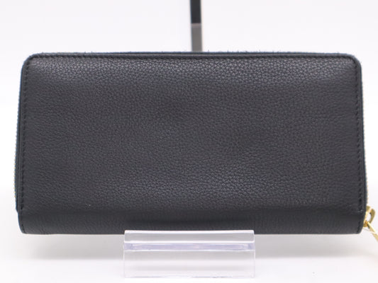 GUCCI 658691 Other Line Bag Leather GUCCI Logo Zip Around Wallet 525040 Wallet