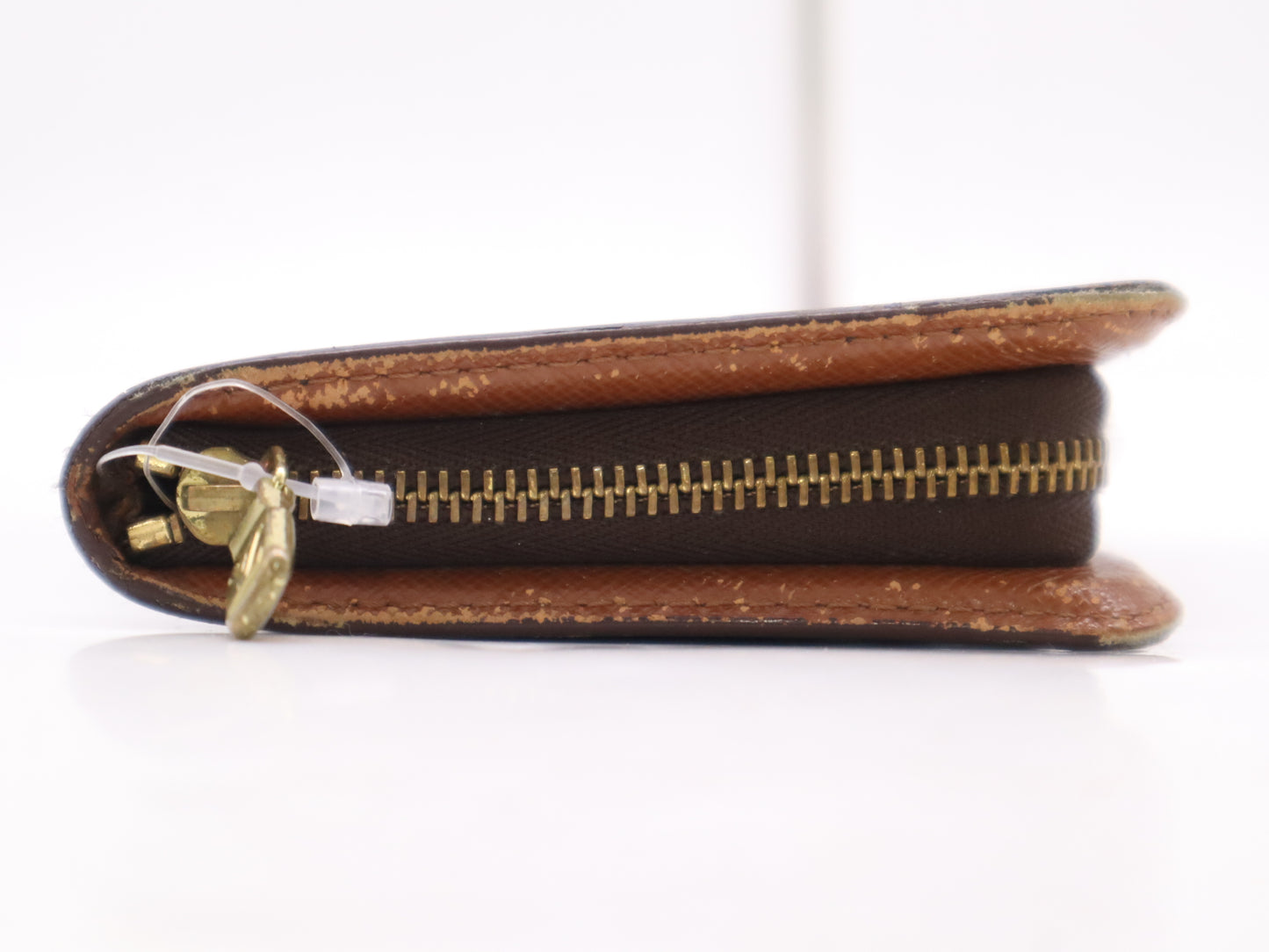 LOUIS VUITTON M61727 Monogram Porte Monne Zip Wallet