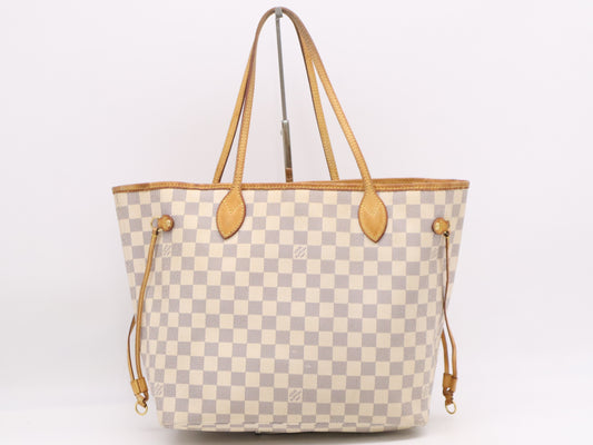 LOUIS VUITTON N41361 Azure Neverfull MM Tote Bag