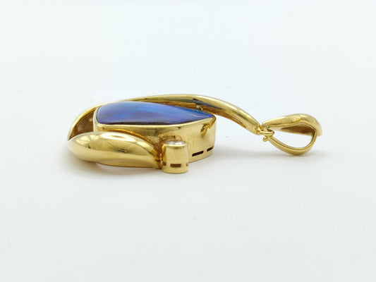 TASAKI Opal D0.11ct K18 13.8g Pendant Top