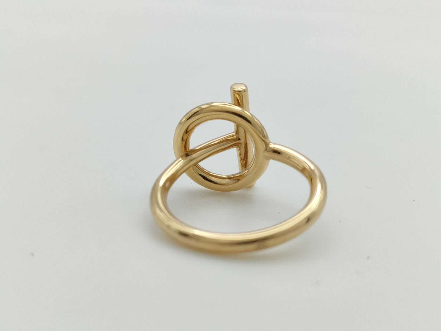 HERMES Echappé #49 Diamond Au750 4.6g Ring