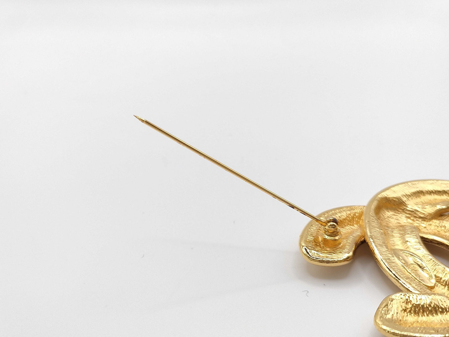 CHANEL Matelasse Brooch Coco Mark Brooch