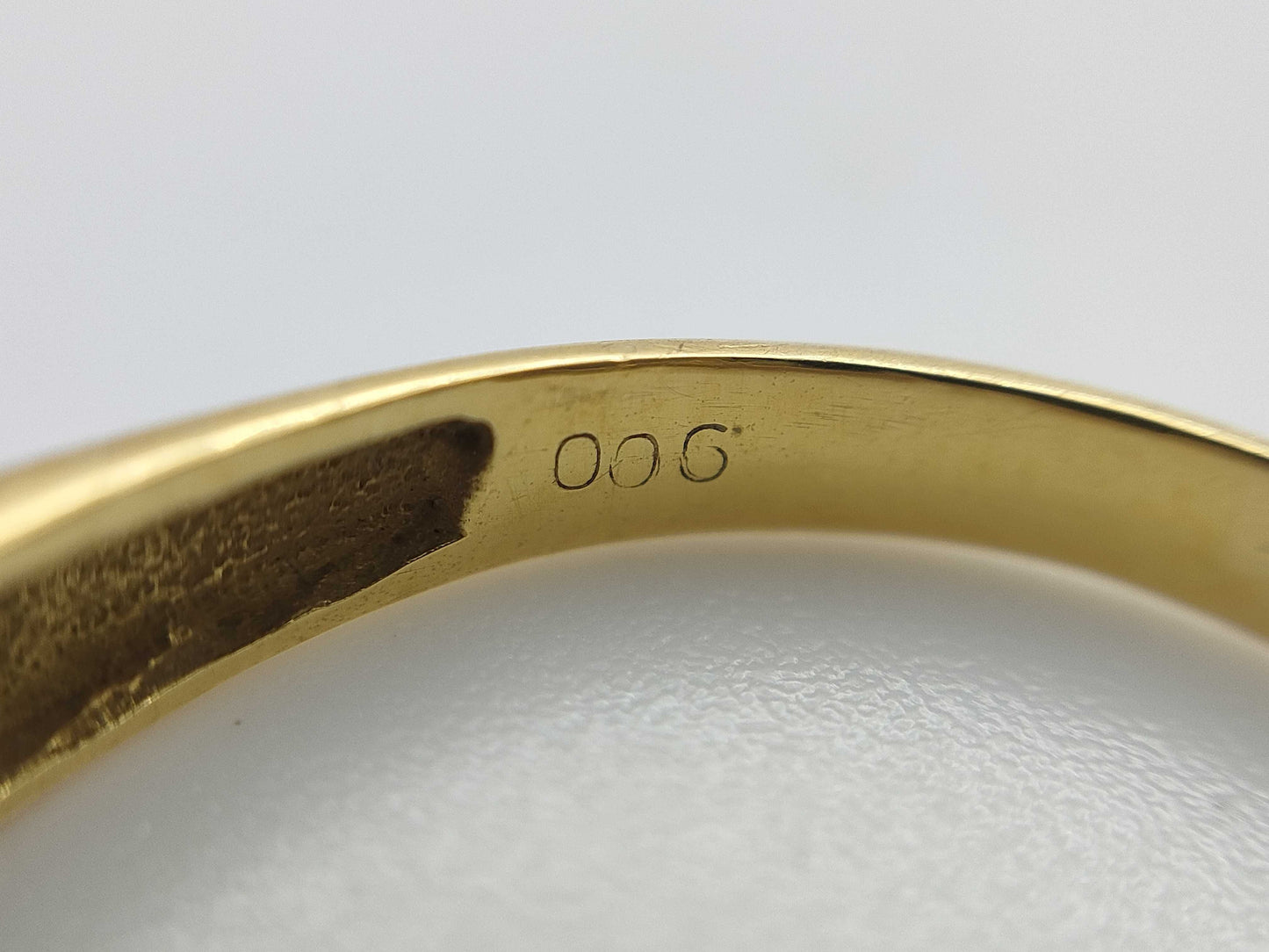 Aquamarine D0.06ct K18 3.3g Ring