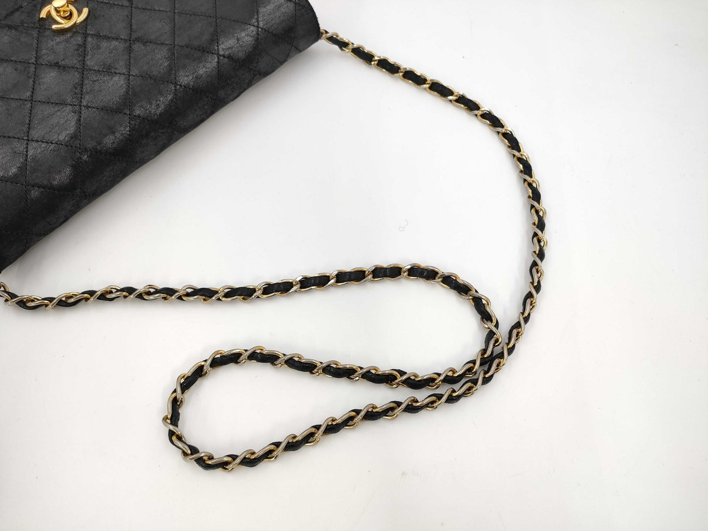 CHANEL CHANEL Double Flap Matelasse Shoulder Bag Lambskin Gold Hardware Shoulder Bag