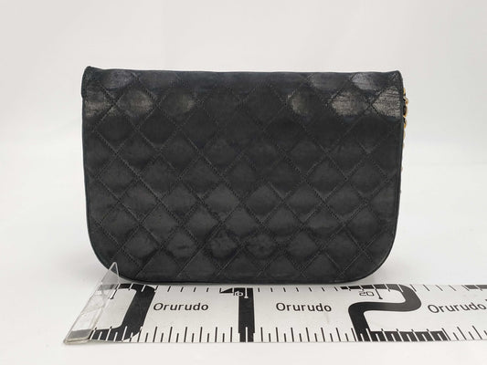 CHANEL CHANEL Double Flap Matelasse Shoulder Bag Lambskin Gold Hardware Shoulder Bag