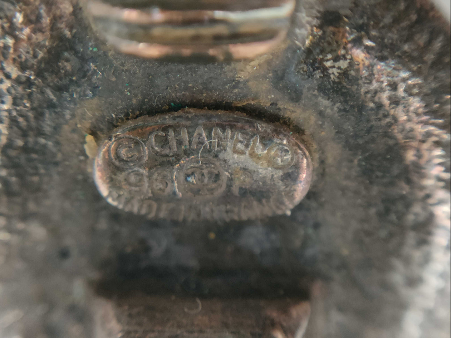 CHANEL Coco Mark Earrings Silver Earrings