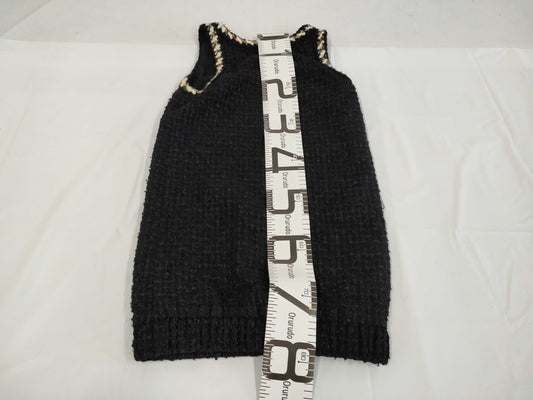 CHANEL / Cotton / Sleeveless / Dress / Size 34 / Hanger Included Dress