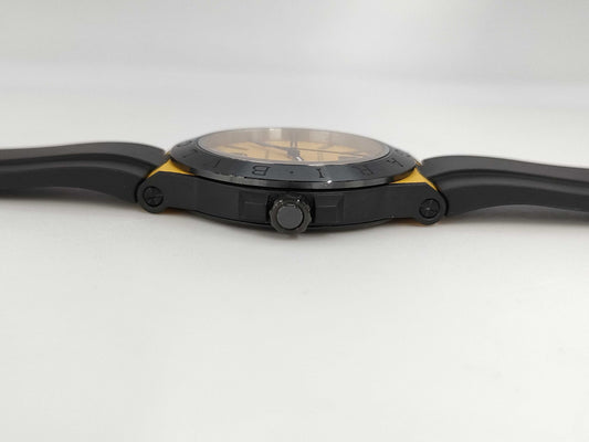 BVLGARI Diagono Magnesium DG41SMC PO00190 Automatic Yellow Dial Men's Watch