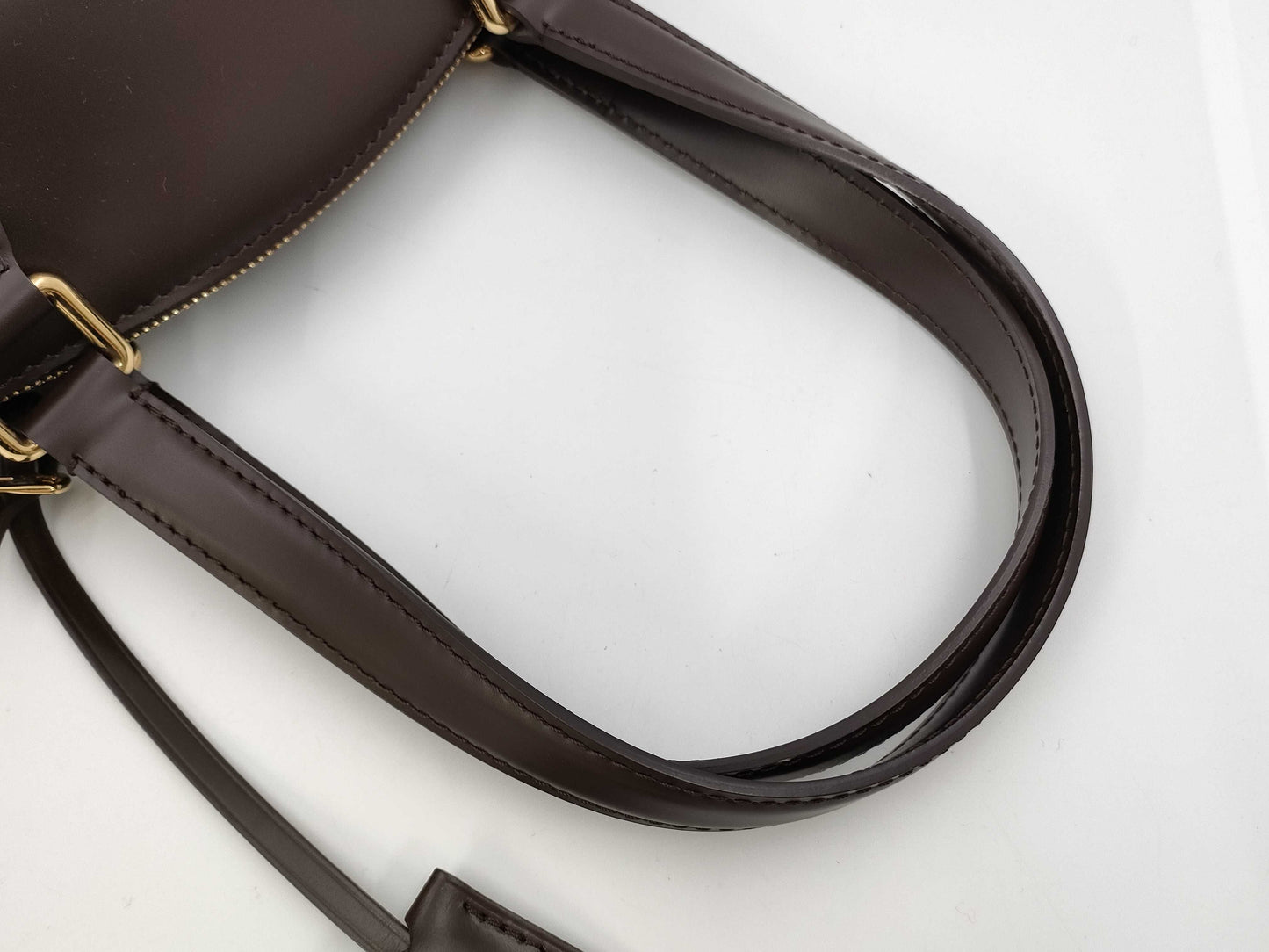 LOUIS VUITTON Damier Verona PM N41117 DU1161 Brown Tote Bag