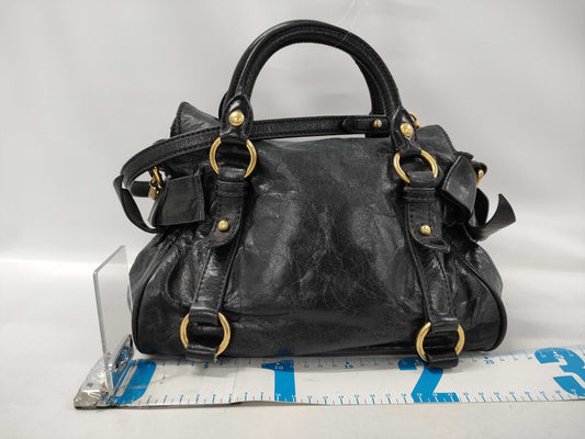Miu Miu 2-Way Leather Handbag