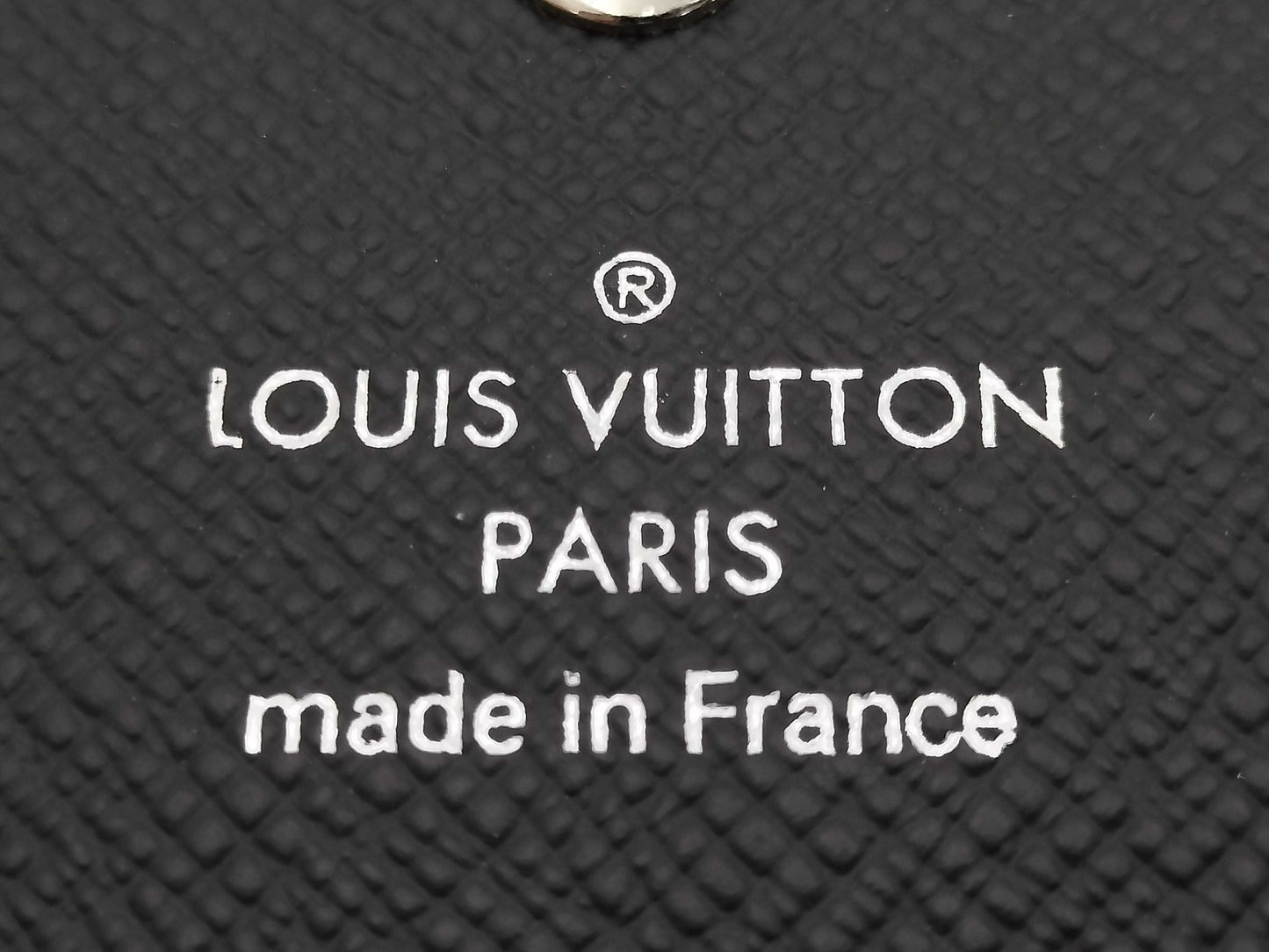 LOUIS VUITTON Envelope Carte de Visite Monogram Eclipse Business Card Case, Black Leather, M12874