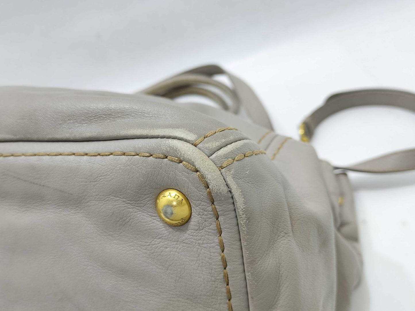 PRADA Prada 2-way shoulder bag leather business bag