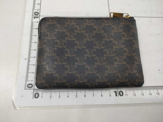 CELINE Triomphe Canvas Coin Case