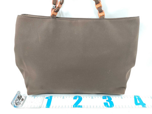 Salvatore Ferragamo Nylon Canvas Tote Bag AU-21・8230 Brown