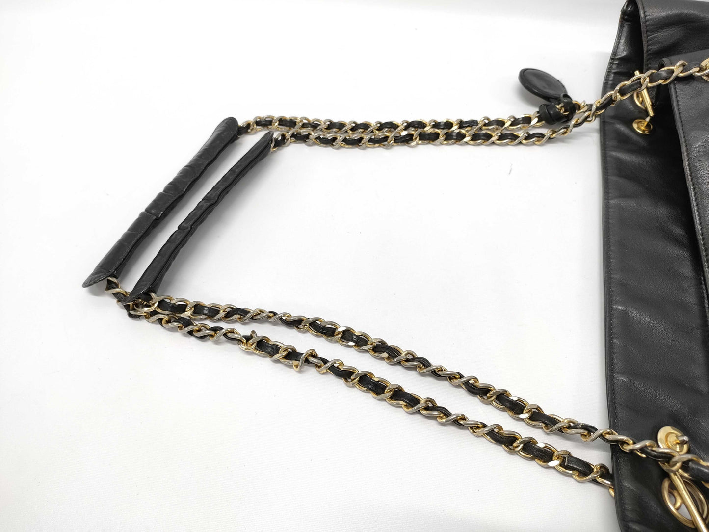 CHANEL Chain Shoulder Lambskin Shoulder Bag