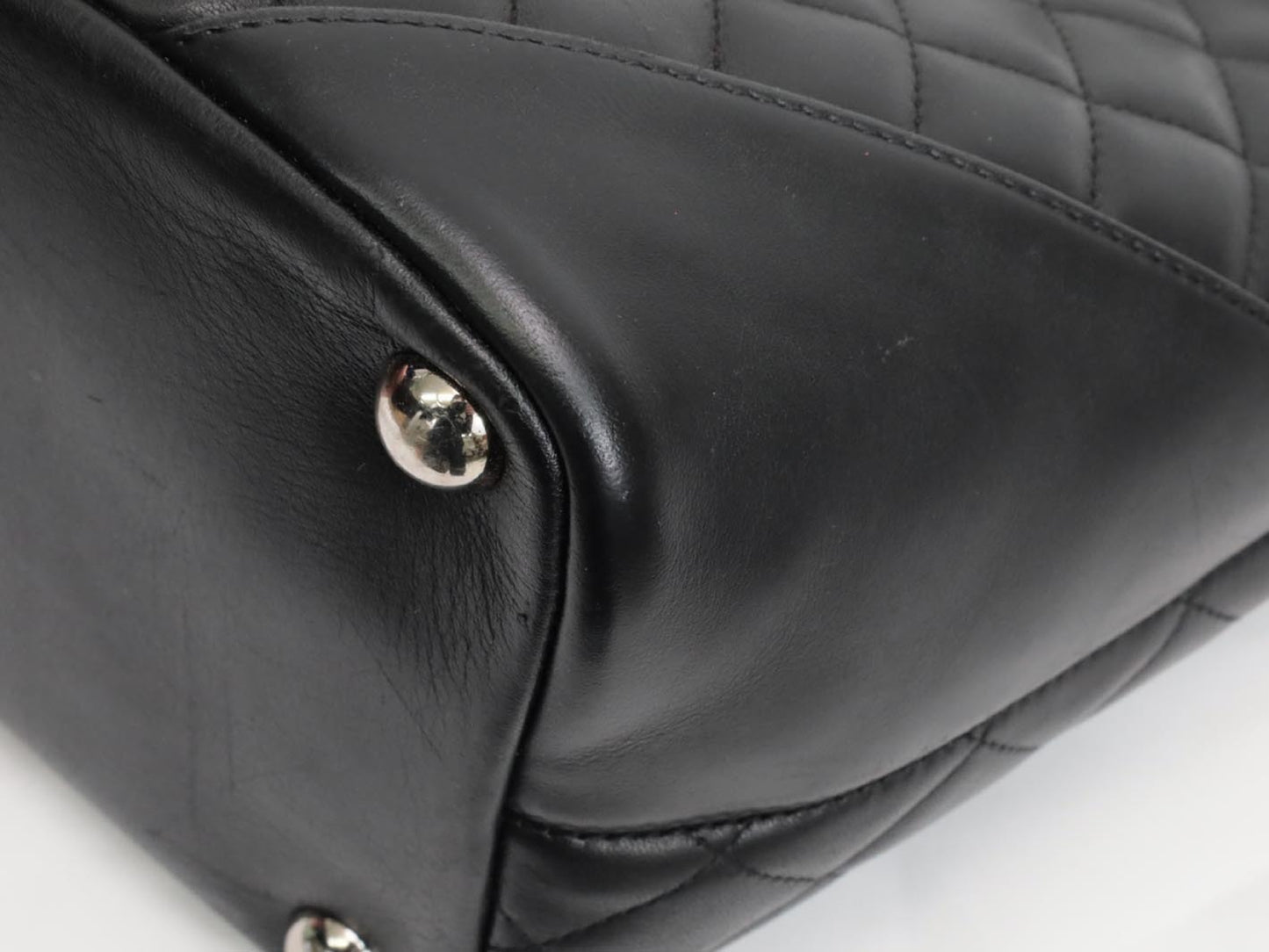 CHANEL Cambon Line Lambskin Tote Bag, No. 10