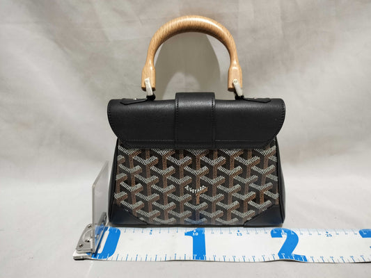 GOYARD Goyard Saigon Mini Shoulder Handbag in Black