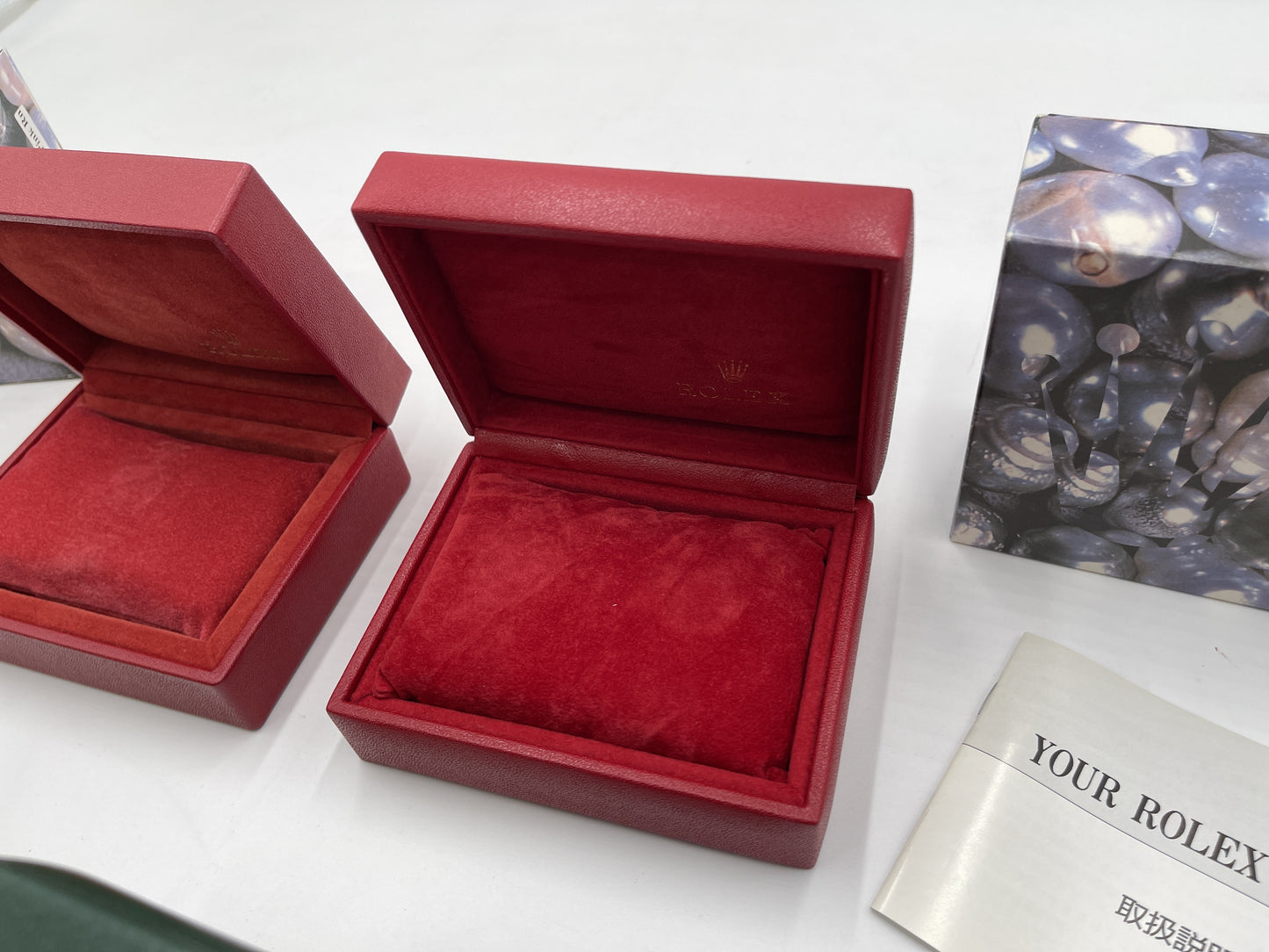 ROLEX Empty Box 3-Piece Set Women's Watch