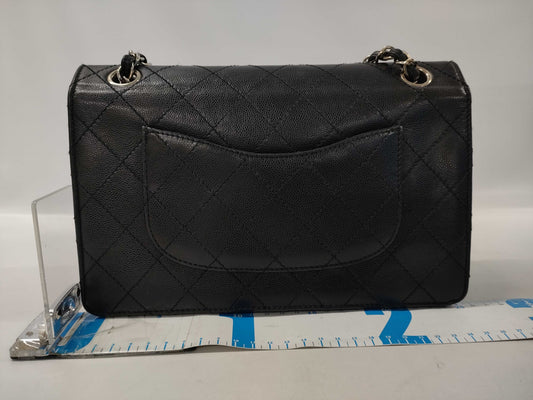 CHANEL Chain Shoulder Bag with Caviar Skin