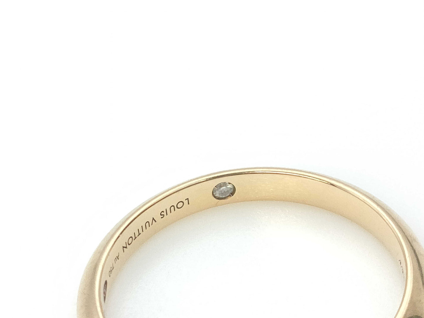 LOUIS VUITTON Band #53 PG Au750 2.3g Ring