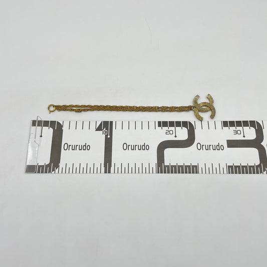 CHANEL CHANEL Coco Mark Vintage Plated Necklace Necklace