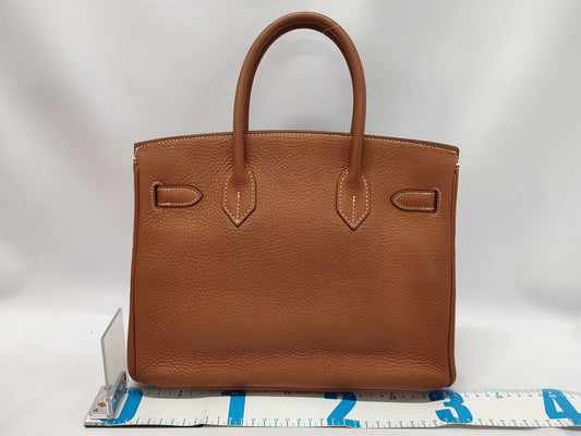 HERMES Birkin 30 Trion Clemence Handbag
