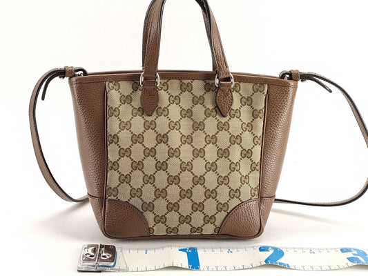 GUCCI GG Canvas 2-way Handbag 449241 Tote Bag