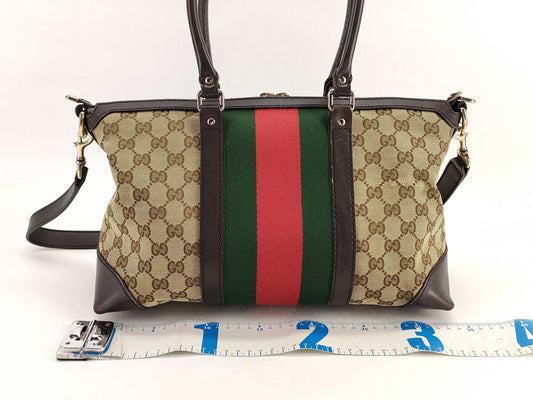 GUCCI GG Canvas GUCCI Sherry Boston 2-way Boston Bag